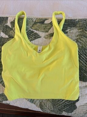lululemon athletica Neon Yellow Tank Top